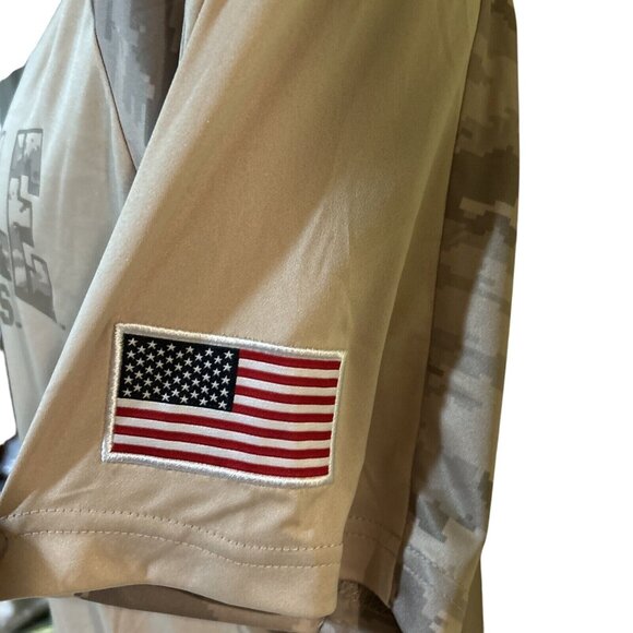 Louisville Cardinals Colosseum OHT Tan Camo SS Crew Neck Tee Shirt Mens L New - Picture 6 of 10